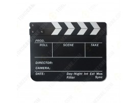Film Clapboard with White Sticks CBP-FCB II (Take Action)